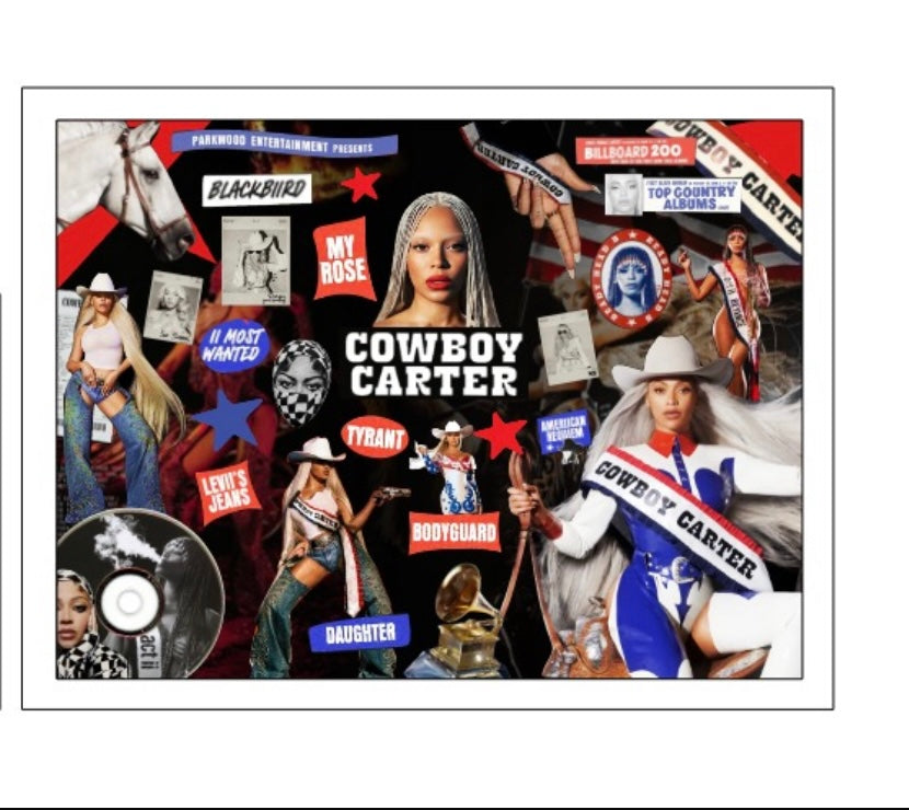 QUADRO 3D - BEYONCÉ COWBOY CARTER