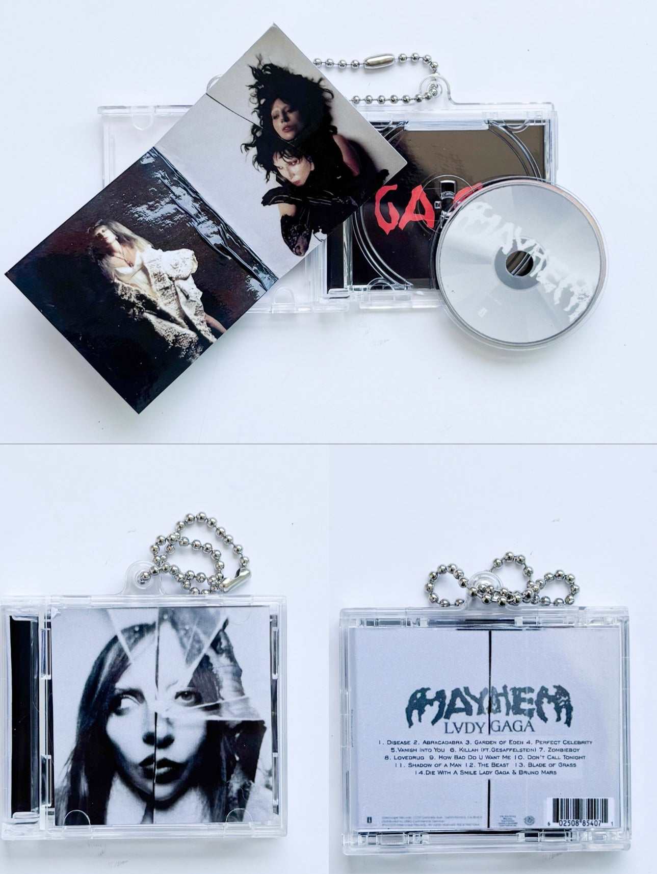 NFC FAN MADE KEYCHAIN - LADY GAGA