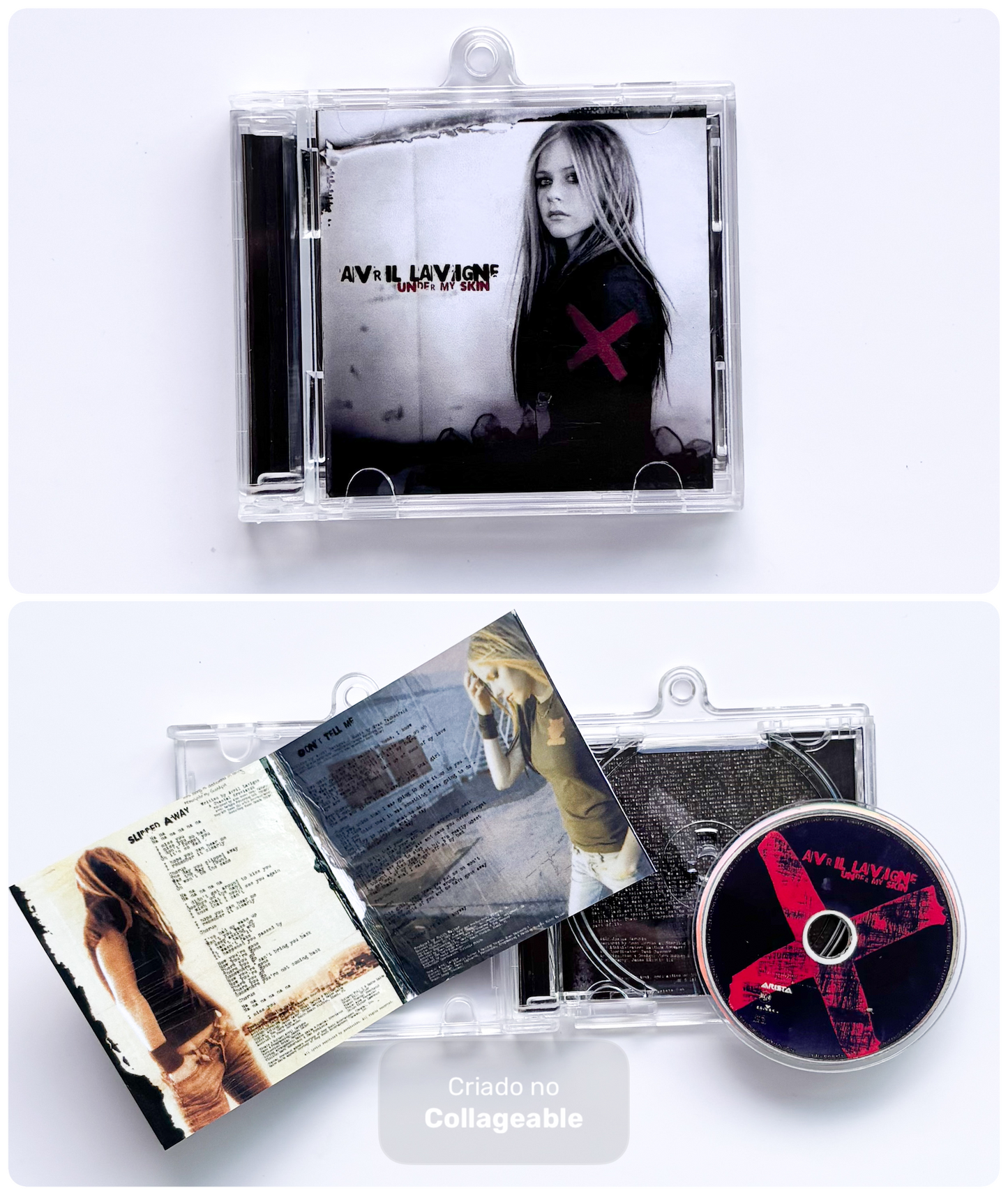 NFC FAN MADE KEYCHAIN - AVRIL LAVIGNE