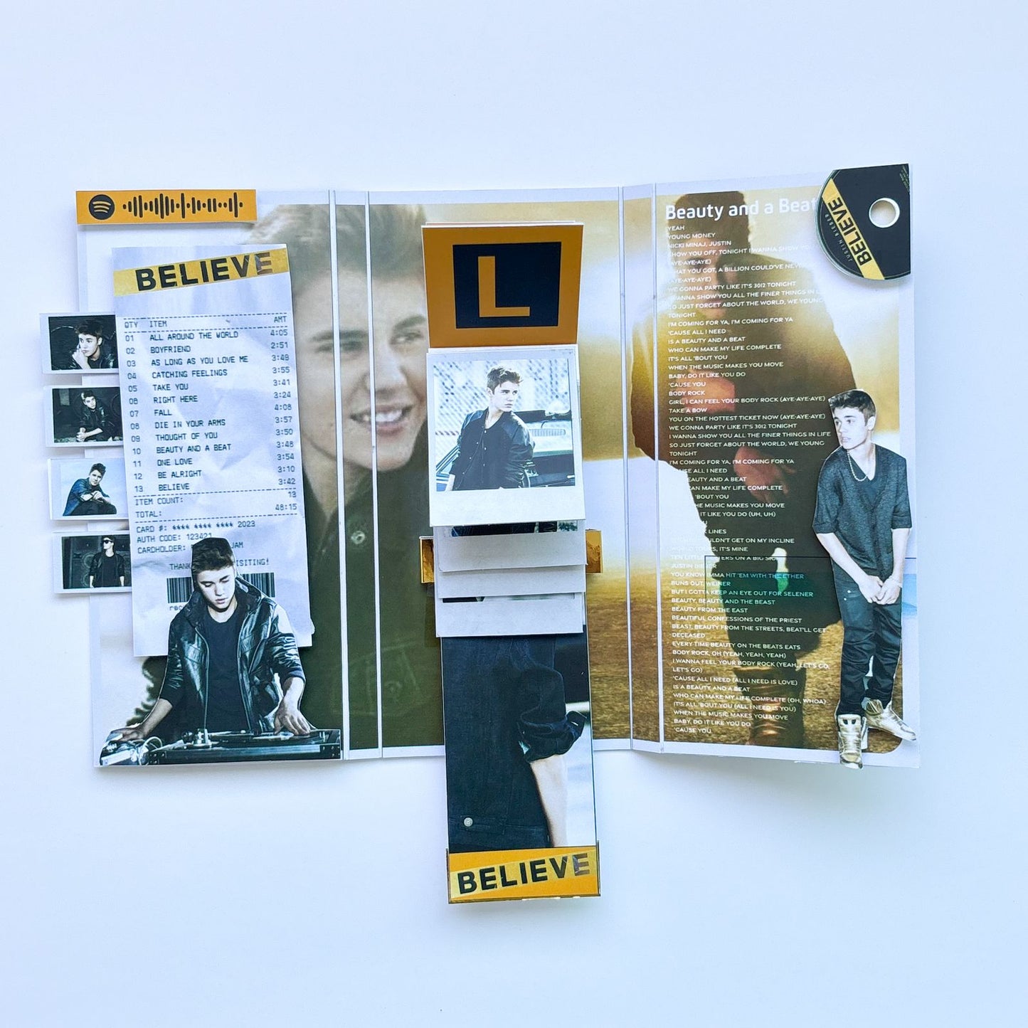 FLIP BOOK - JUSTIN BIEBER