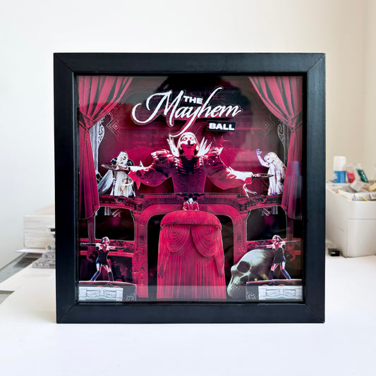 QUADRO 3D 20x20cm - LADY GAGA MAYHEM BALL