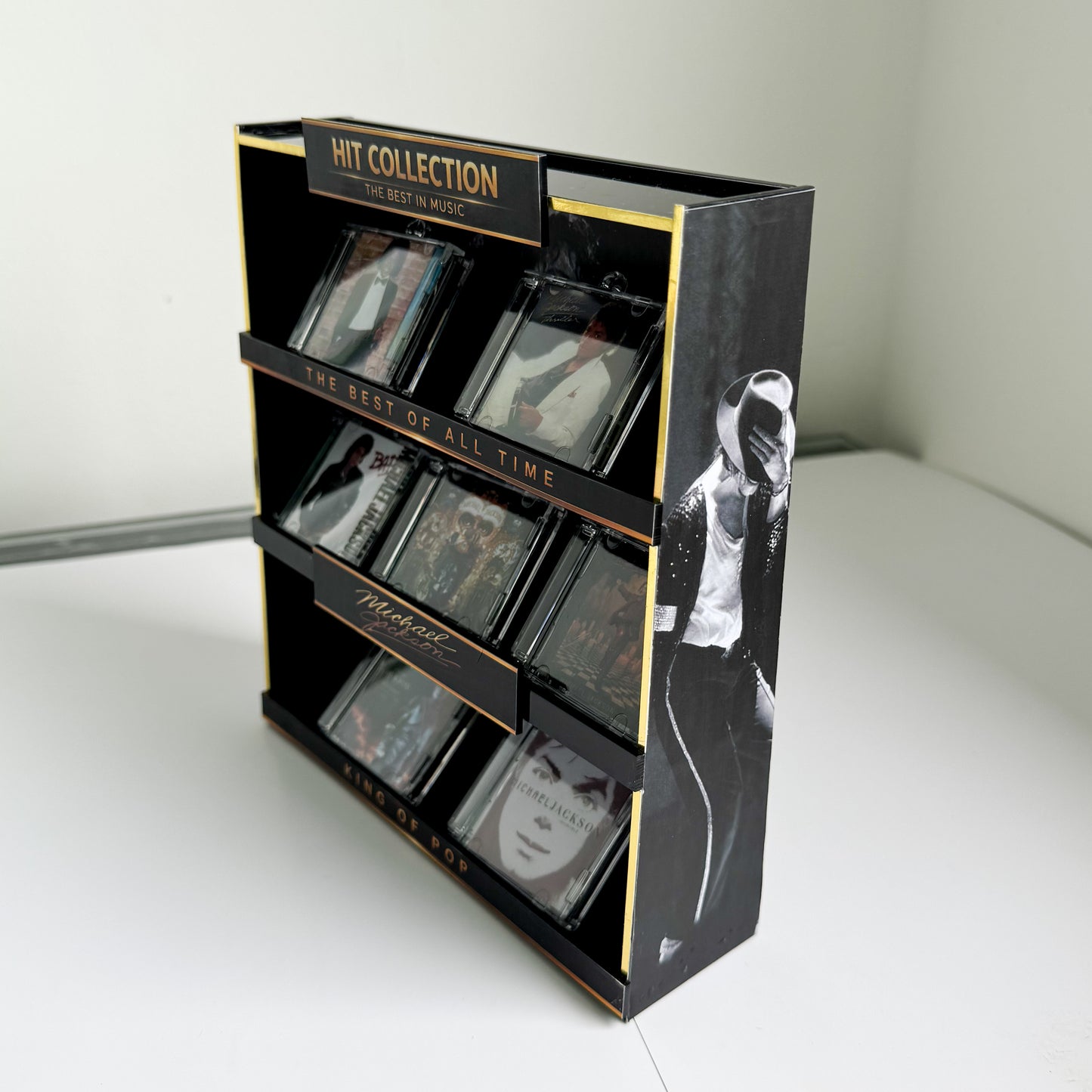 Michael Jackson NFC Mini CD Shelf – 7 Album Collection FA MADE