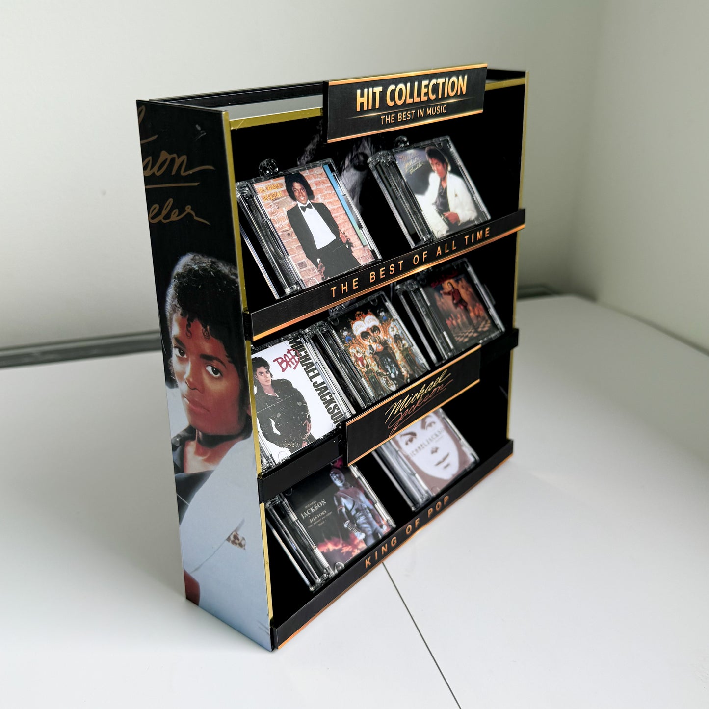 Michael Jackson NFC Mini CD Shelf – 7 Album Collection FA MADE