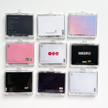 BTS MINI CD Keychain Shelf – 9 Album Collection FA MADE