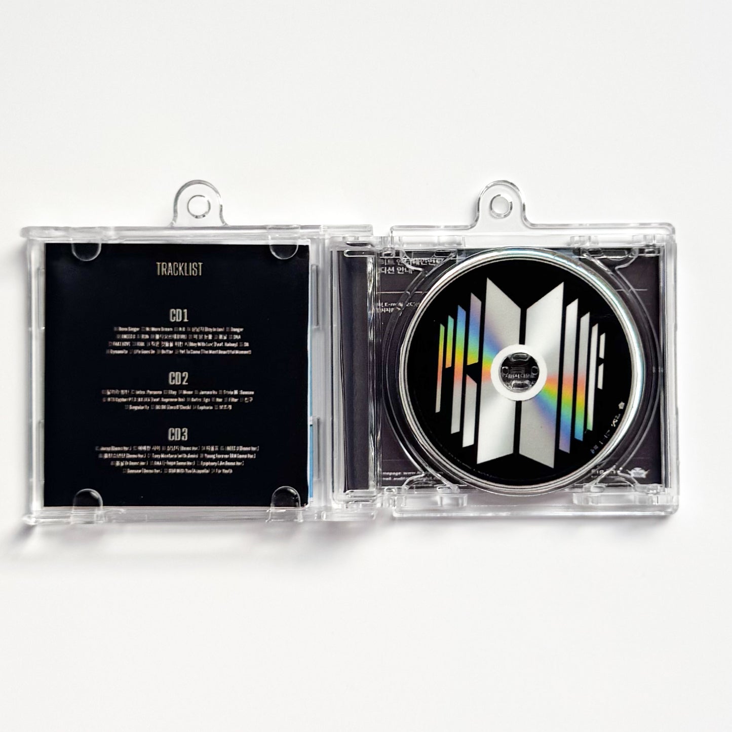 BTS MINI CD Keychain Shelf – 9 Album Collection FA MADE