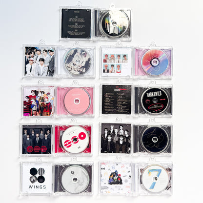 BTS MINI CD Keychain Shelf – 9 Album Collection FA MADE