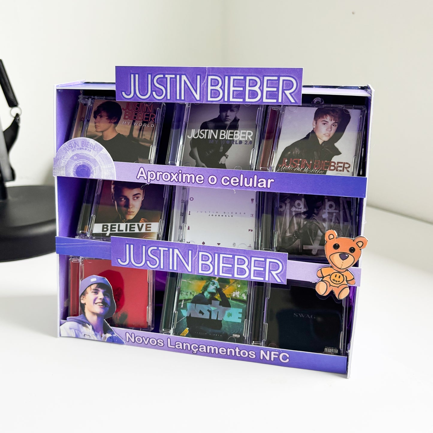 NFC FAN MADE KEYCHAIN - JUSTIN BIEBER