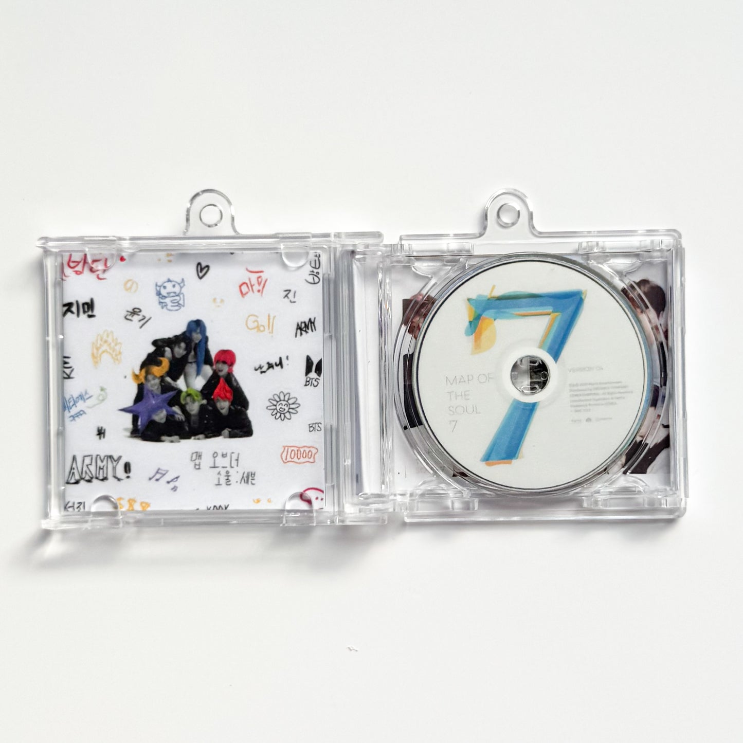 BTS MINI CD Keychain Shelf – 9 Album Collection FA MADE