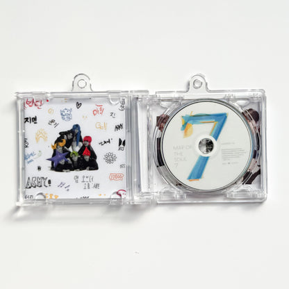 BTS MINI CD Keychain Shelf – 9 Album Collection FA MADE