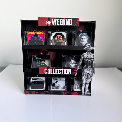 THE WEEKND MINI CD Keychain Shelf – 9 Album Collection FA MADE