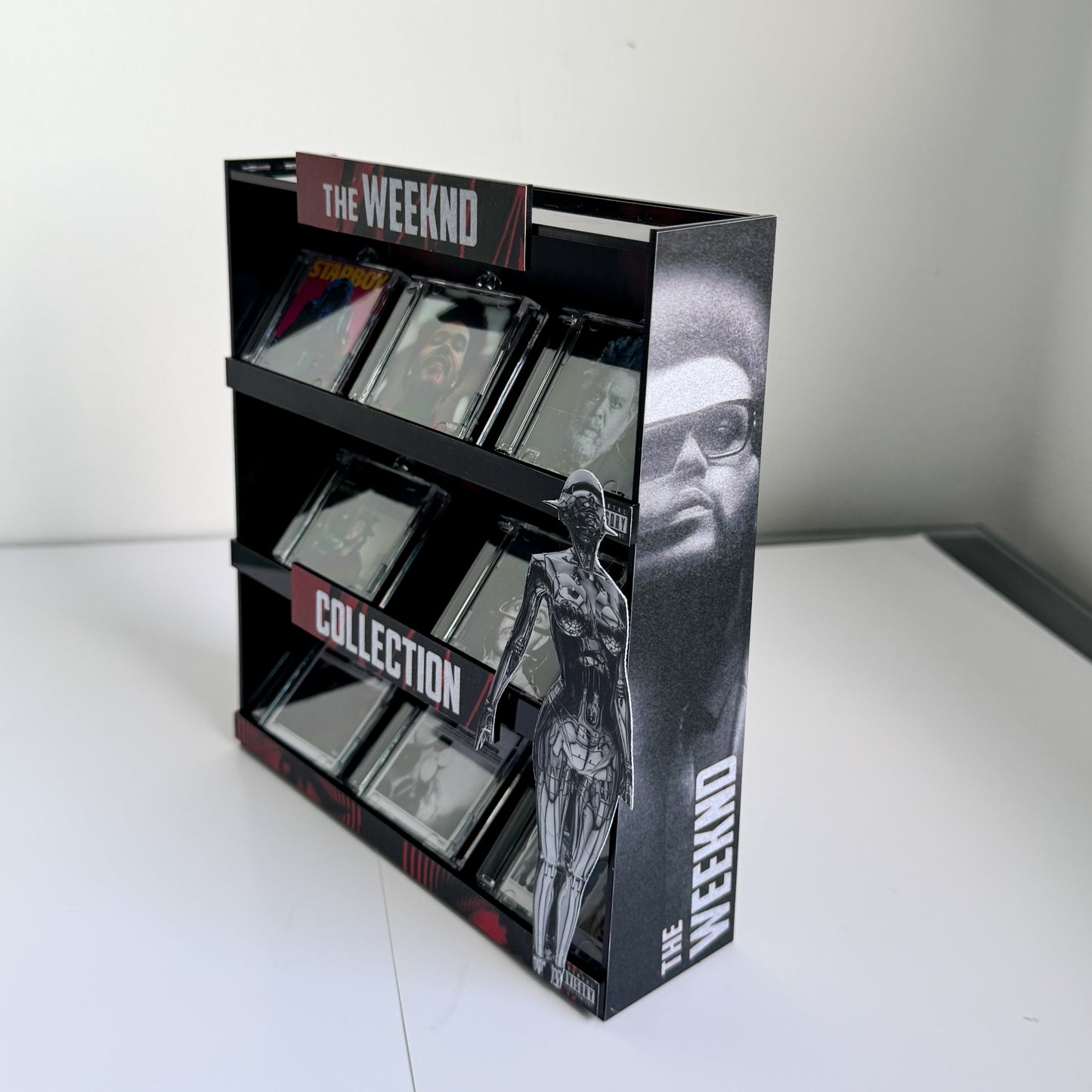 THE WEEKND MINI CD Keychain Shelf – 9 Album Collection FA MADE