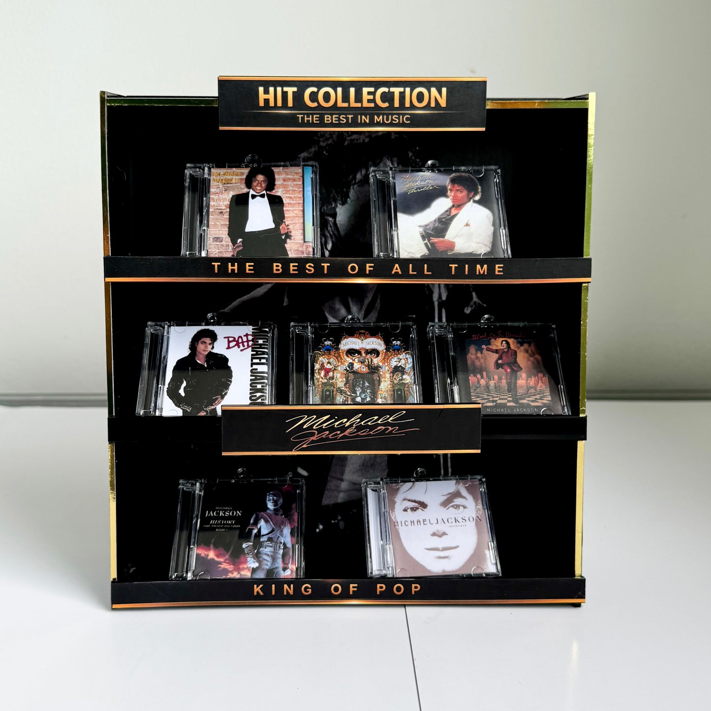 Michael Jackson NFC Mini CD Shelf – 7 Album Collection FA MADE