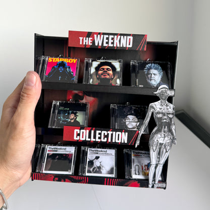 THE WEEKND MINI CD Keychain Shelf – 9 Album Collection FA MADE
