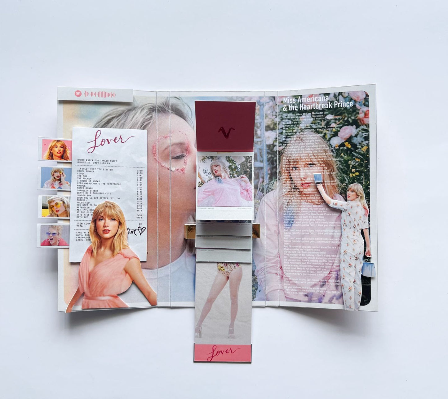 KIT MERCH TAYLOR SWIFT ALL ALBUMS - FAN MADE + 1 free 3D polaroid