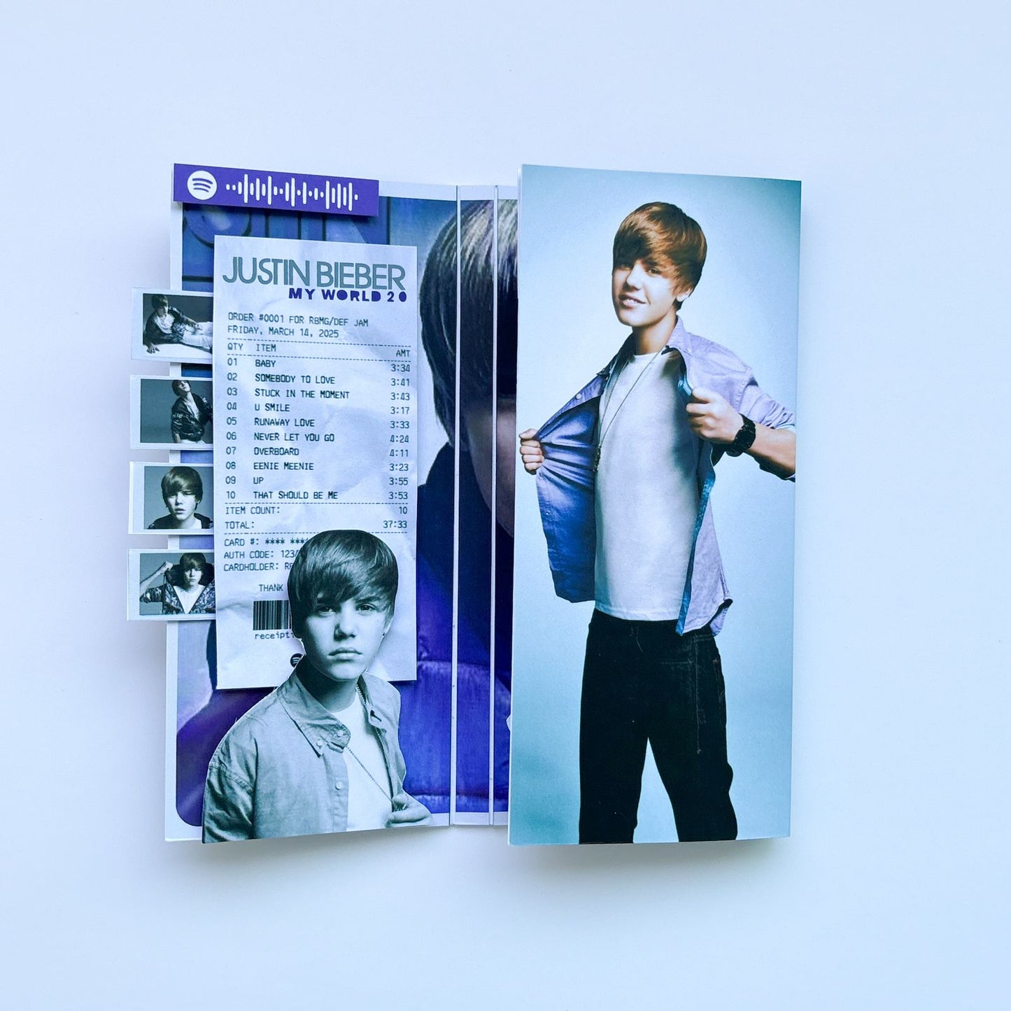 FLIP BOOK - JUSTIN BIEBER