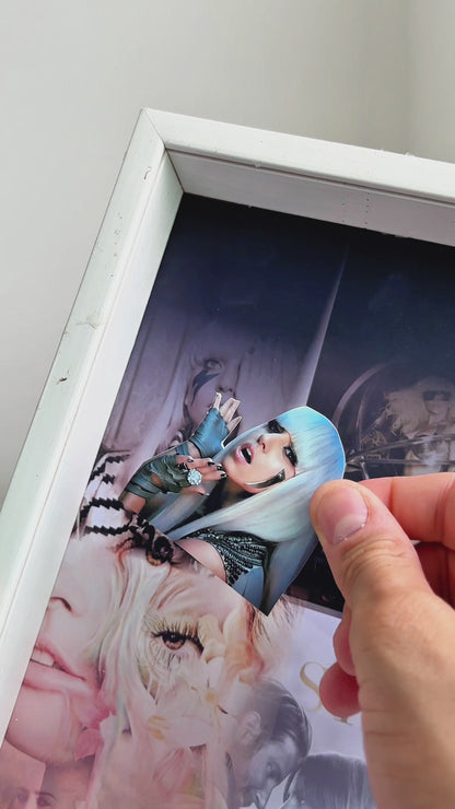 Collage Frame - LADY GAGA + CD KEYCHAIN GIFT